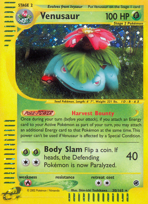 Venusaur (30/165) [Expedition: Base Set] | Clutch Gaming