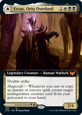 Extus, Oriq Overlord // Awaken the Blood Avatar (Extended Art) [Strixhaven: School of Mages] | Clutch Gaming