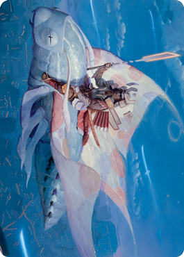 Sky-Blessed Samurai Art Card [Kamigawa: Neon Dynasty Art Series] | Clutch Gaming