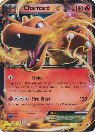 Charizard EX (11/106) (Jumbo Card) [XY: Flashfire] | Clutch Gaming