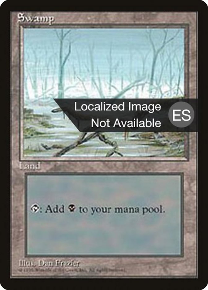 Swamp (A) [Fourth Edition (Foreign Black Border)] | Clutch Gaming