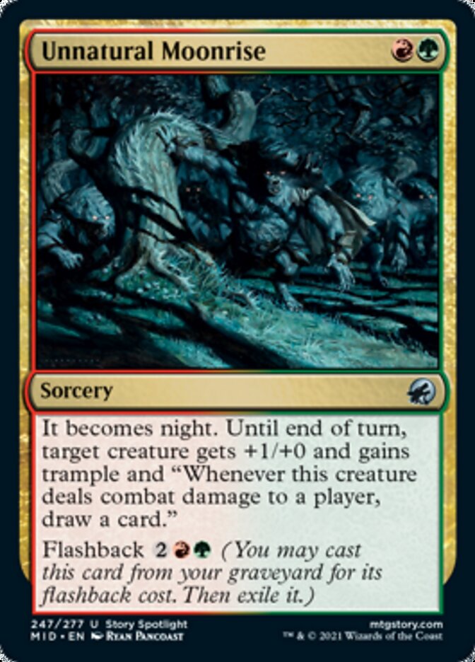 Unnatural Moonrise [Innistrad: Midnight Hunt] | Clutch Gaming