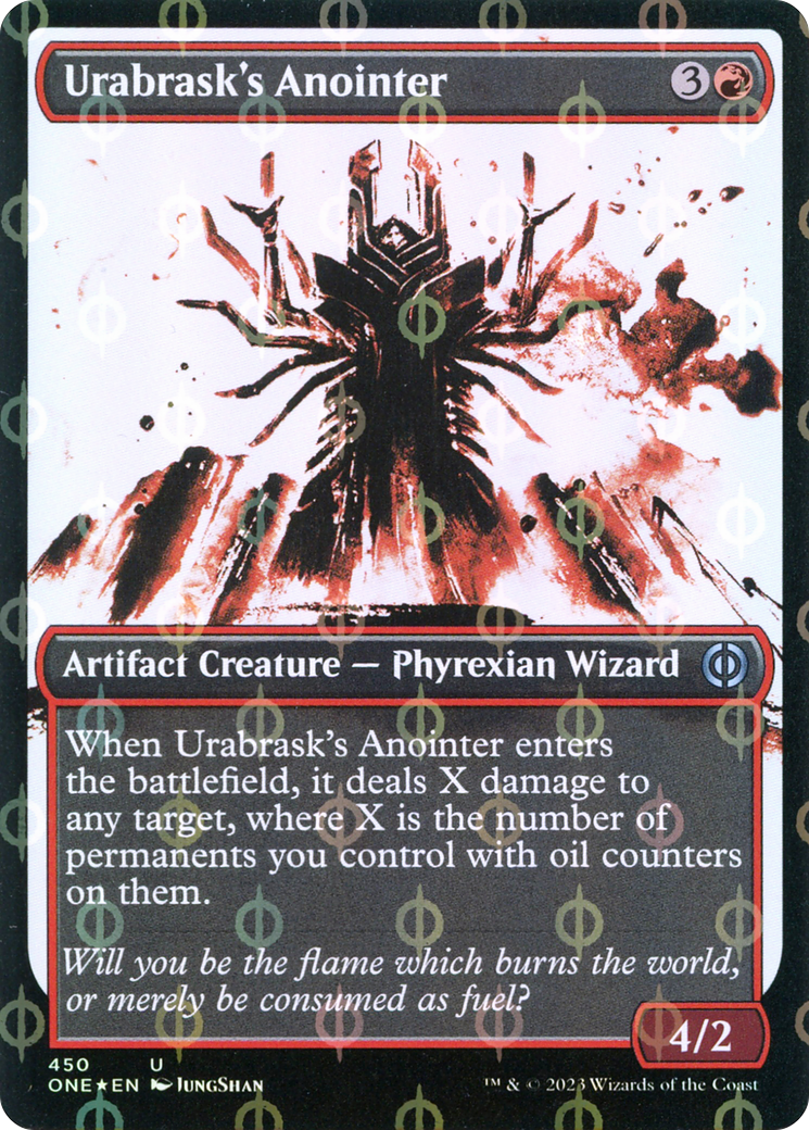 Urabrask's Anointer (Showcase Ichor Step-and-Compleat Foil) [Phyrexia: All Will Be One] | Clutch Gaming