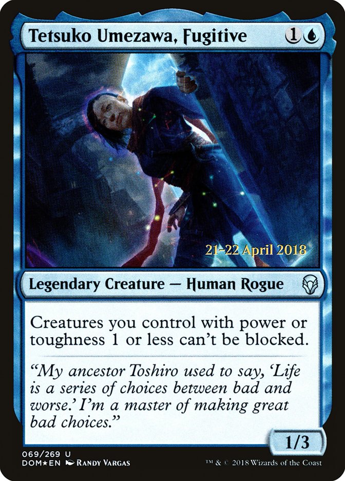 Tetsuko Umezawa, Fugitive [Dominaria Prerelease Promos] | Clutch Gaming