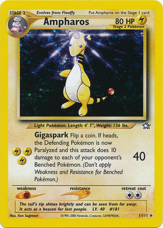 Ampharos (1/111) [Neo Genesis Unlimited] | Clutch Gaming