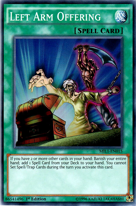 Left Arm Offering [MIL1-EN015] Super Rare | Clutch Gaming
