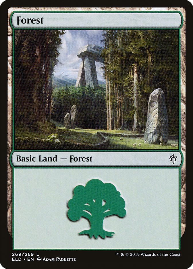 Forest (269) [Throne of Eldraine] | Clutch Gaming