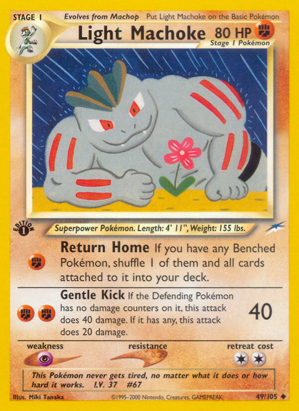 Light Machoke (49/105) [Neo Destiny 1st Edition] | Clutch Gaming