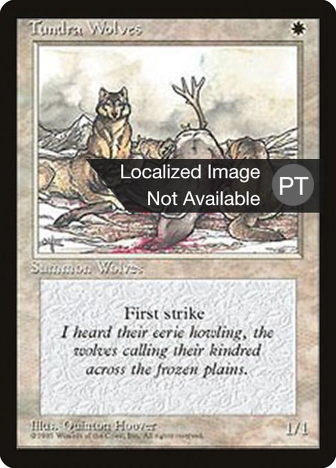 Tundra Wolves [Fourth Edition (Foreign Black Border)] | Clutch Gaming