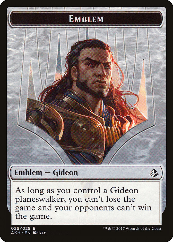 Gideon of the Trials Emblem [Amonkhet Tokens] | Clutch Gaming