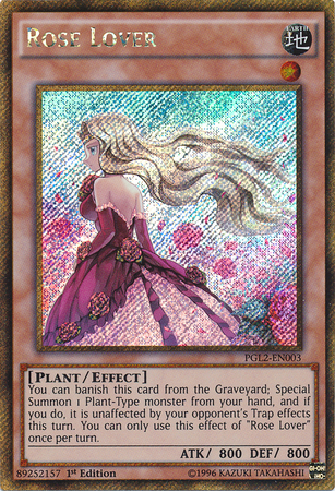 Rose Lover [PGL2-EN003] Gold Secret Rare | Clutch Gaming