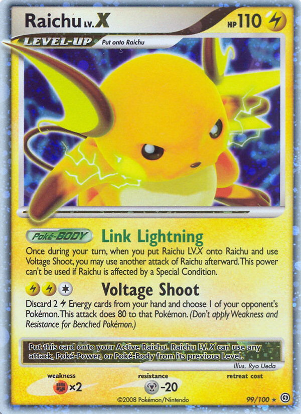 Raichu LV.X (99/100) [Diamond & Pearl: Stormfront] | Clutch Gaming