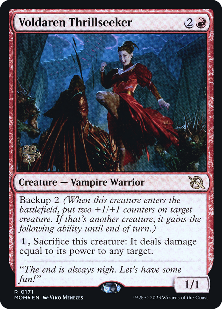 Voldaren Thrillseeker [March of the Machine Prerelease Promos] | Clutch Gaming