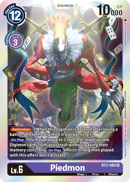 Piedmon [BT2-080] [Release Special Booster Ver.1.0] | Clutch Gaming