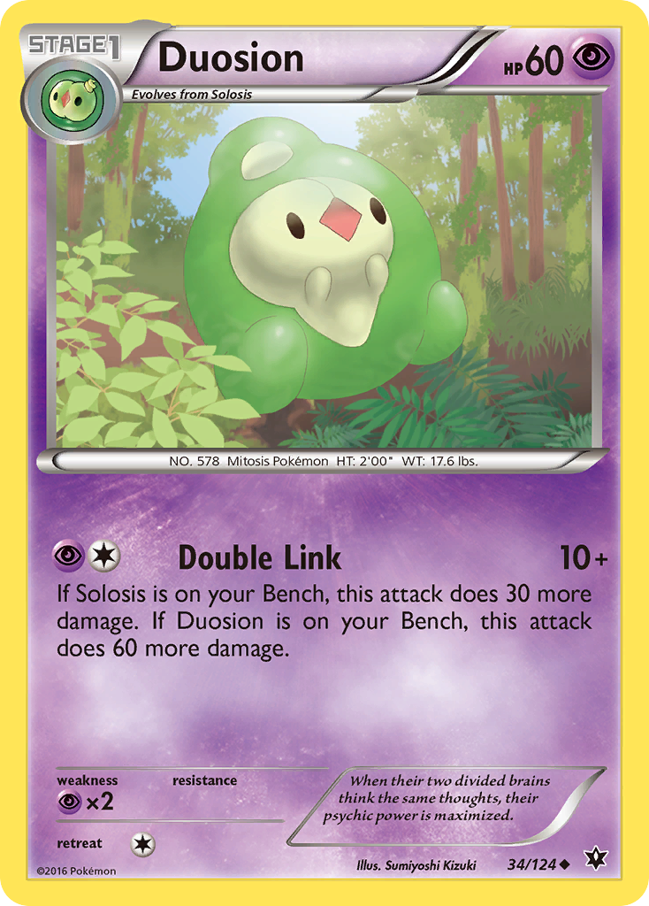 Duosion (34/124) [XY: Fates Collide] | Clutch Gaming