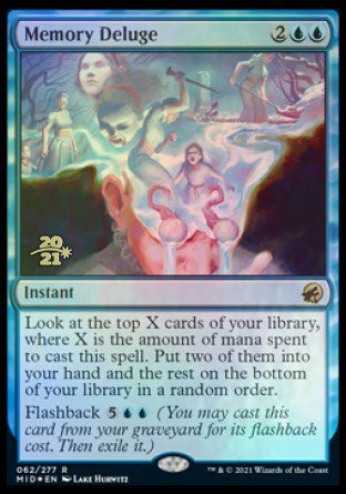 Memory Deluge [Innistrad: Midnight Hunt Prerelease Promos] | Clutch Gaming