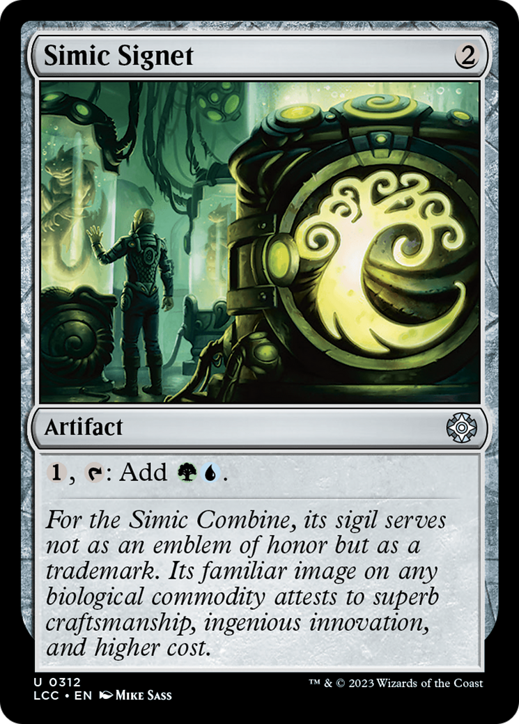 Simic Signet [The Lost Caverns of Ixalan Commander] | Clutch Gaming