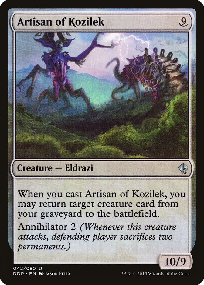 Artisan of Kozilek [Duel Decks: Zendikar vs. Eldrazi] | Clutch Gaming