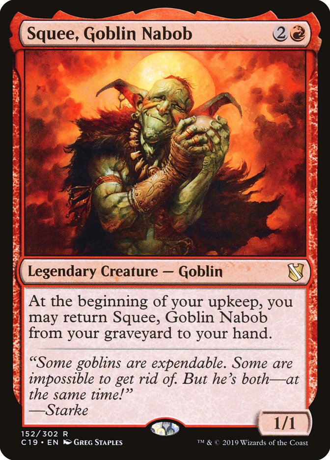 Squee, Goblin Nabob [Commander 2019] | Clutch Gaming