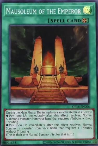 Mausoleum of the Emperor [OP16-EN006] Super Rare | Clutch Gaming