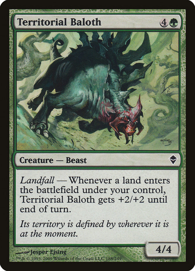 Territorial Baloth [Zendikar] | Clutch Gaming