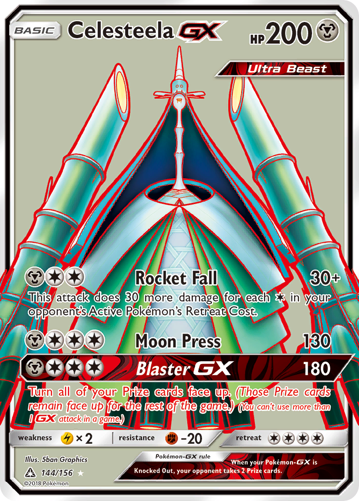 Celesteela GX (144/156) [Sun & Moon: Ultra Prism] | Clutch Gaming