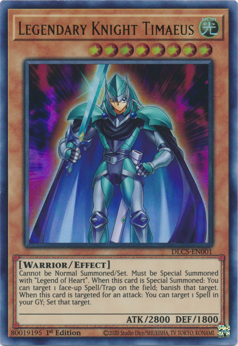 Legendary Knight Timaeus [DLCS-EN001] Ultra Rare | Clutch Gaming
