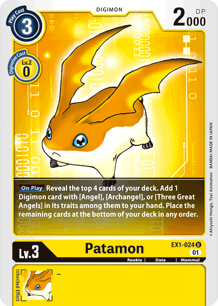 Patamon [EX1-024] [Classic Collection] | Clutch Gaming