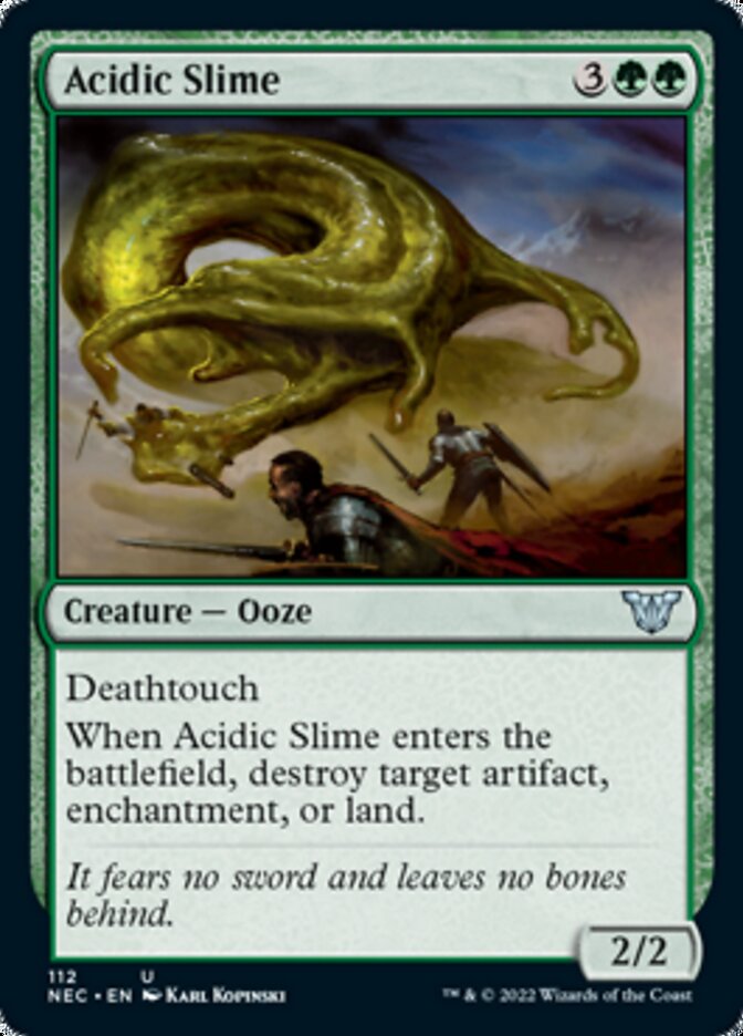 Acidic Slime [Kamigawa: Neon Dynasty Commander] | Clutch Gaming