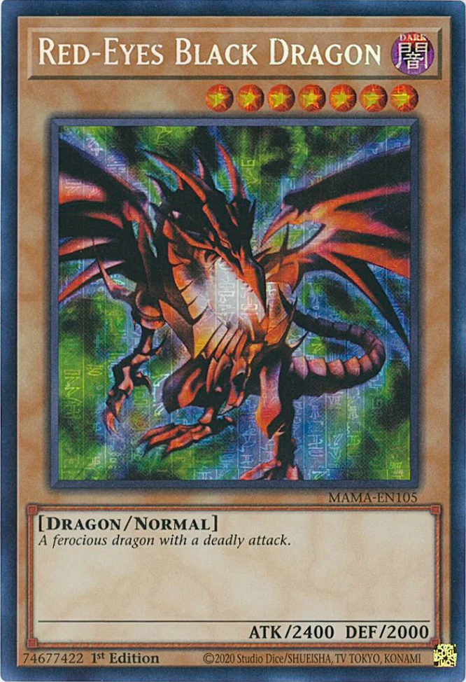 Red-Eyes Black Dragon [MAMA-EN105] Secret Pharaoh's Rare | Clutch Gaming