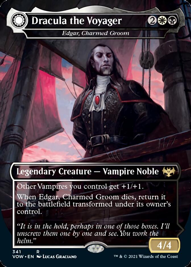 Edgar, Charmed Groom // Edgar Markov's Coffin - Dracula the Voyager // Casket of Native Earth [Innistrad: Crimson Vow] | Clutch Gaming