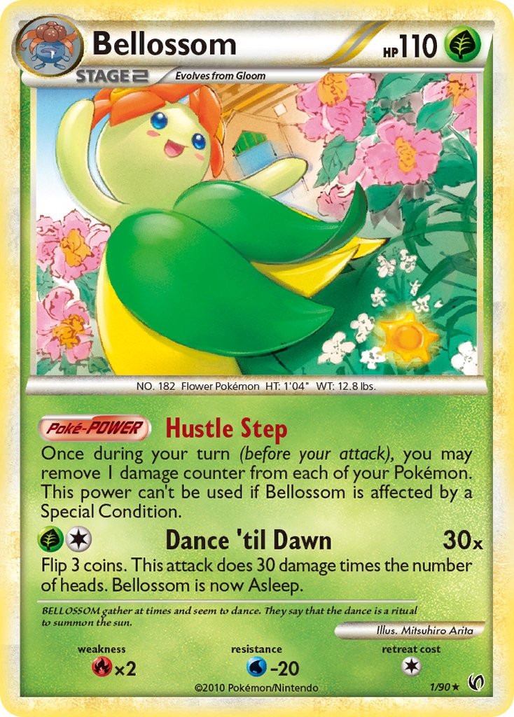 Bellossom (1/90) (Theme Deck Exclusive) [HeartGold & SoulSilver: Undaunted] | Clutch Gaming