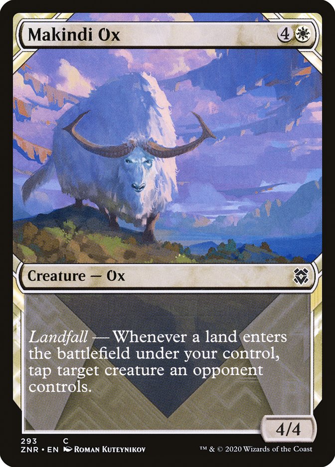 Makindi Ox (Showcase) [Zendikar Rising] | Clutch Gaming