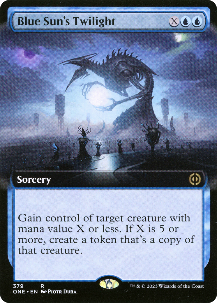 Blue Sun's Twilight (Extended Art) [Phyrexia: All Will Be One] | Clutch Gaming