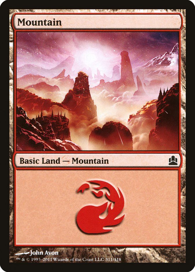 Mountain (311) [Commander 2011] | Clutch Gaming