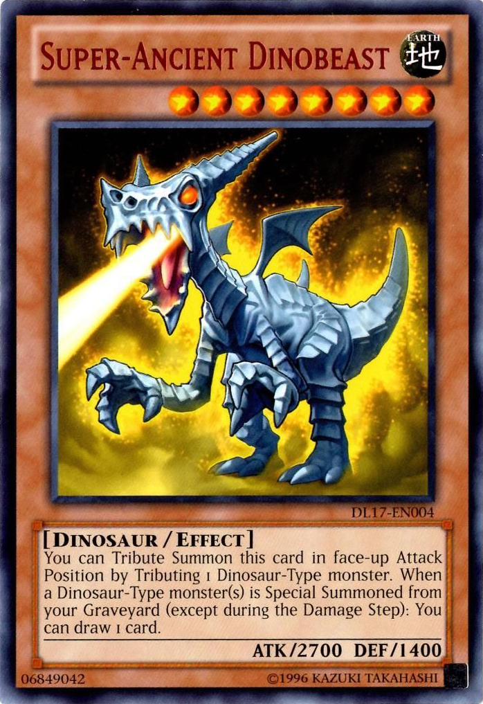 Super-Ancient Dinobeast (Red) [DL17-EN004] Rare | Clutch Gaming