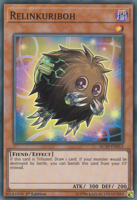 Relinkuriboh [AC19-EN013] Super Rare | Clutch Gaming