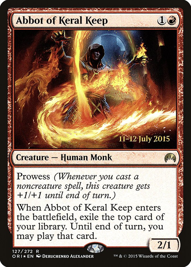 Abbot of Keral Keep [Magic Origins Prerelease Promos] | Clutch Gaming