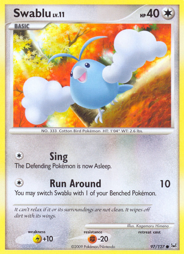 Swablu (97/127) [Platinum: Base Set] | Clutch Gaming