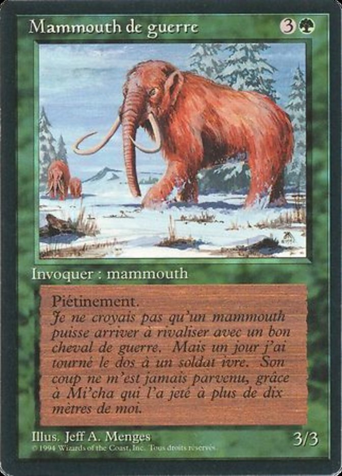 War Mammoth [Foreign Black Border] | Clutch Gaming