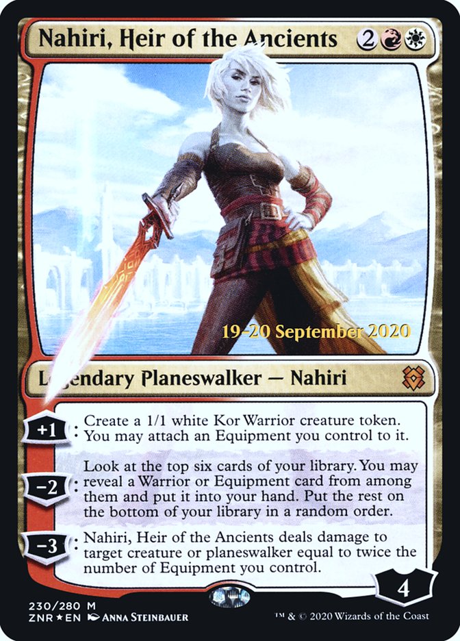 Nahiri, Heir of the Ancients [Zendikar Rising Prerelease Promos] | Clutch Gaming