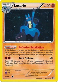 Lucario (80/113) (Cosmos Holo) [Black & White: Legendary Treasures] | Clutch Gaming