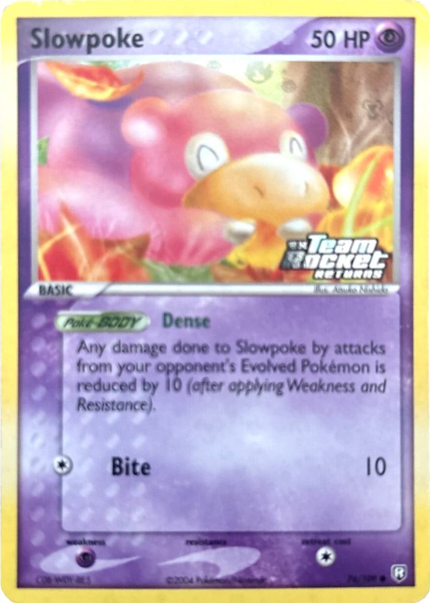 Slowpoke (76/109) (Stamped) [EX: Team Rocket Returns] | Clutch Gaming