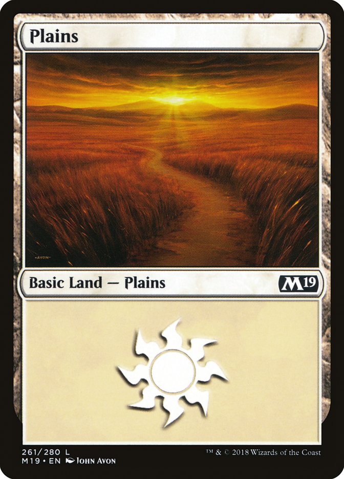 Plains (261) [Core Set 2019] | Clutch Gaming