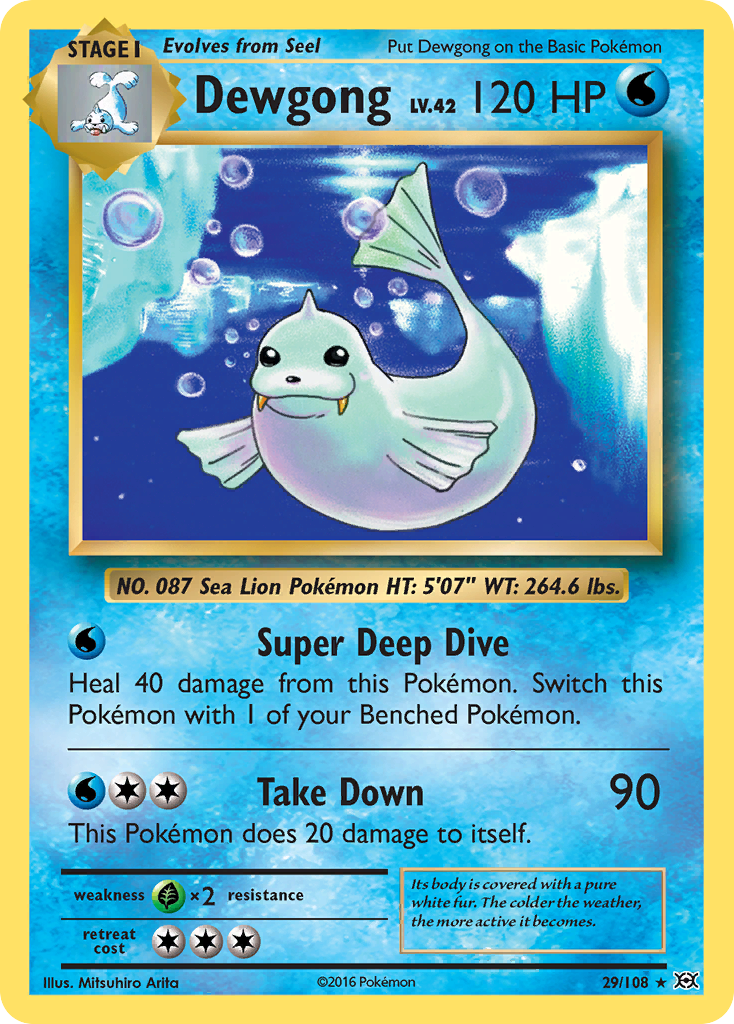 Dewgong (29/108) [XY: Evolutions] | Clutch Gaming