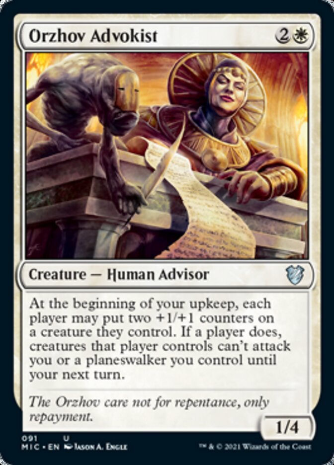 Orzhov Advokist [Innistrad: Midnight Hunt Commander] | Clutch Gaming