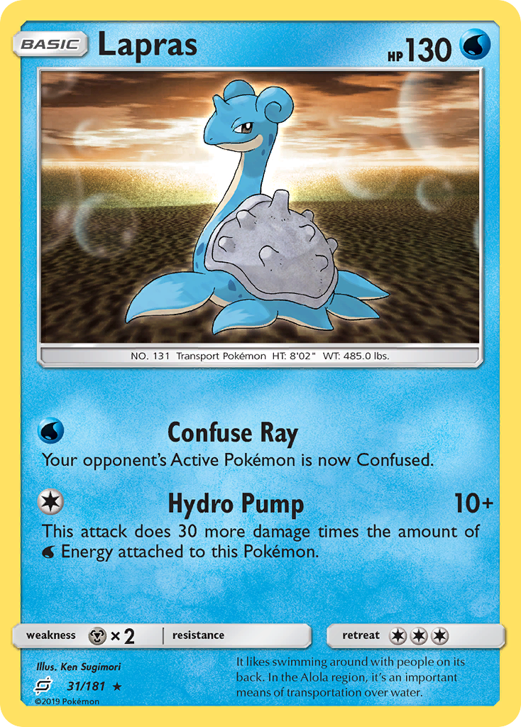 Lapras (31/181) [Sun & Moon: Team Up] | Clutch Gaming