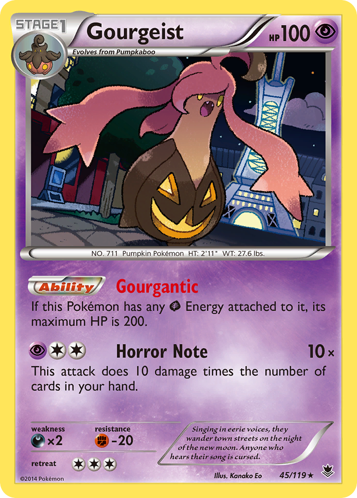 Gourgeist (45/119) [XY: Phantom Forces] | Clutch Gaming