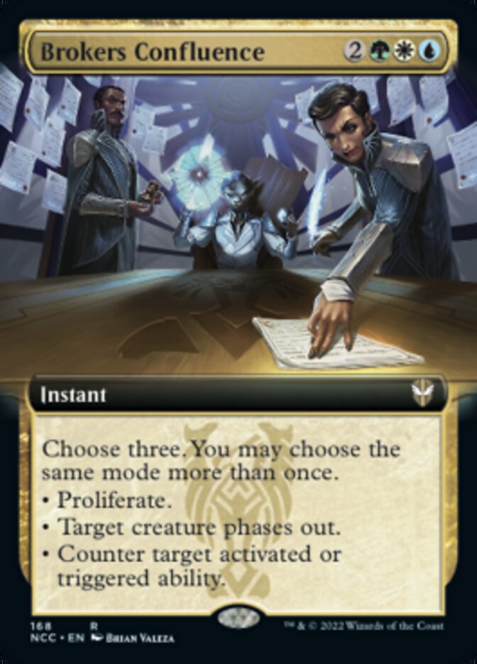 Brokers Confluence (Extended Art) [Streets of New Capenna Commander] | Clutch Gaming