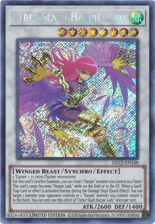 Cyber Slash Harpie Lady [DLCS-EN148] Secret Rare | Clutch Gaming